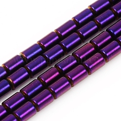 PVD Vacuum Plating Non-magnetic Synthetic Hematite Beads Strands&nbsp;G-F682-10