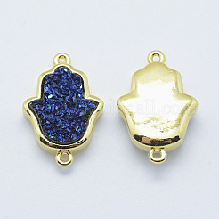Druzy Resin Links connectors&nbsp;G-F550-G01-G