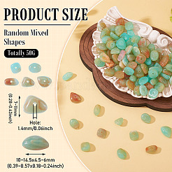 50G Transparent Acrylic Beads&nbsp;TACR-TA0001-62B