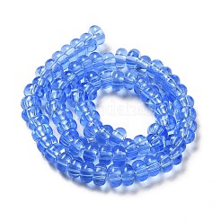 Transparent Glass Beads Strands&nbsp;LAMP-G156-20O