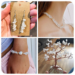 1 Strand Natural Quartz Crystal Chip Beads Strands&nbsp;G-TAD0001-08