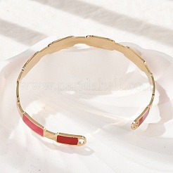 304 Stainless Steel Cuff Bangles for Women&nbsp;BJEW-Z087-10G