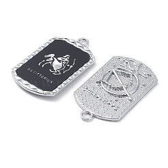Alloy Twelve Constellations Series Big Pendants&nbsp;PALLOY-O107-01P-07