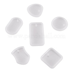 12Pcs 6 Styles DIY Pendant Silicone Molds&nbsp;DIY-TA0015-35
