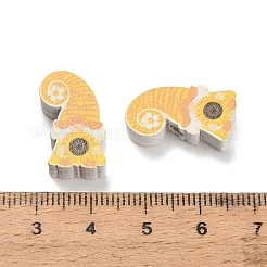 Printed Wood Beads&nbsp;WOOD-D289-02D