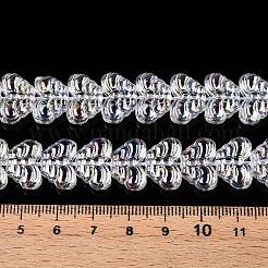 透明電気メッキガラスビーズ連売り  ABカラーメッキ  蝶  クリアAB  10x15x6mm  穴：0.9mm  約39個/連  14.96インチ（38cm）&nbsp;EGLA-N012-15