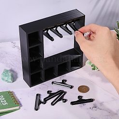プラドールアクセサリーディスプレイボックス1セット  ハンガー10本付き  ブラック  155x38x155mm&nbsp;ODIS-PH0009-45A