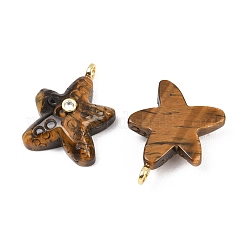 Natural Tiger Eye Pendants&nbsp;G-H353-01G-08