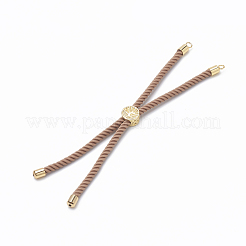 Nylon Twisted Cord Bracelet Making&nbsp;MAK-T003-11G