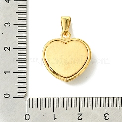 PVD真空メッキ304ステンレスペンダント  ホローハートチャーム  ゴールドカラー  21x19x6mm  穴：7x3.5mm&nbsp;STAS-L275-07G-01