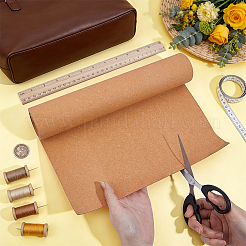 バッグや財布用の混合レザー手工芸ライナーロール  長方形  淡い茶色  1500x300x0.6mm&nbsp;AJEW-WH0817-023A-02