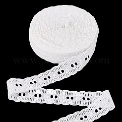 コットンリボン  洋服アクセサリー用  ホワイト  1-1/8インチ（30mm）  約15.00ヤード（13.72m）/ pc&nbsp;OCOR-WH0008-091A