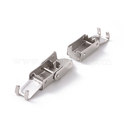Tarnish Resistant 201 Stainless Steel Watch Band Clasps&nbsp;LS-STAS-K173-01A
