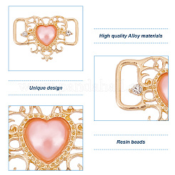14Pcs 7 Colors Alloy Rhinestone Shoelace Charms&nbsp;FIND-GO0001-51