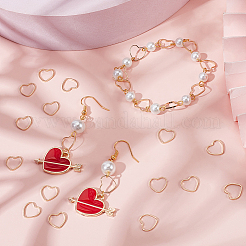 80Pcs Brass Linking Rings&nbsp;KK-BBC0008-67