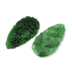 Natural Myanmar Jade Dyed Cabochons&nbsp;G-C283-04