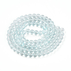 Baking Paint Transparent Glass Beads&nbsp;X1-DGLA-N006-8mm-07