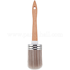 ペット用ペイントブラシ  木製ハンドル付き  アザミ  235x48x35mm  穴：8.5mm&nbsp;AJEW-GF0012-86B