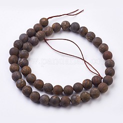 Natural Bronzite Bead Strands&nbsp;G-J376-32-8mm