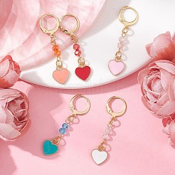 6Pcs Knitting Row Counter Chains & Locking Stitch Markers Kits&nbsp;HJEW-JM01488
