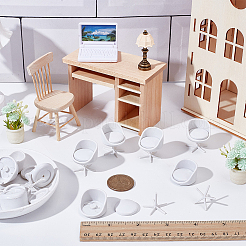 ABS Plastic Chair Micro Landscape Dollhouse Accessories&nbsp;LS-DJEW-WH0039-127