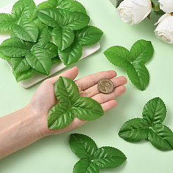 Plastic & Cloth Artificial Leaf&nbsp;AJEW-WH20070-105