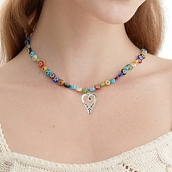Tibetan Style Alloy Pendants&nbsp;TIBEP-YW0001-74