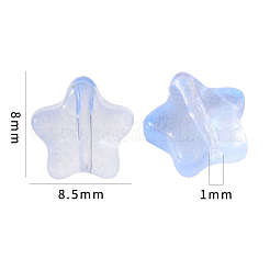 20Pcs Transparent Glass Beads&nbsp;GLAA-YW0001-08