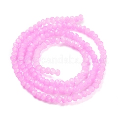 Baking Paint Imitation Jade Glass Bead Strands&nbsp;X-DGLA-A034-J2MM-A44