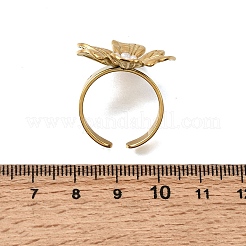 304 Stainless Steel Cuff Open Rings for Women&nbsp;RJEW-E297-01G