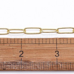 Soldered Brass Paperclip Chains&nbsp;CHC-D025-03G