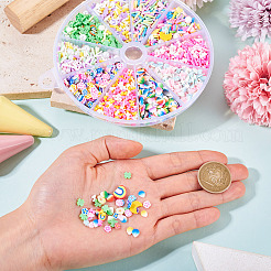 60G 10 Styles Handmade Polymer Clay Cabochons&nbsp;CLAY-TA0001-70