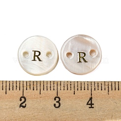 Freshwater Shell Buttons&nbsp;BUTT-Z001-01R