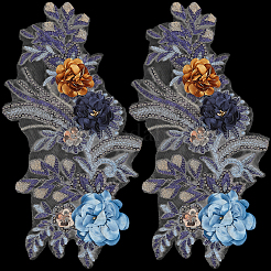 Polyester Computerized Embroidery Cloth Iron on/Sew on Patches&nbsp;DIY-WH20011-81A