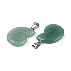 Natural Green Aventurine Pendants&nbsp;G-Q601-45D