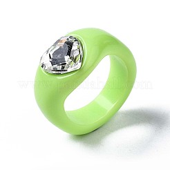 Opaque Acrylic Finger Rings&nbsp;RJEW-Q162-001B