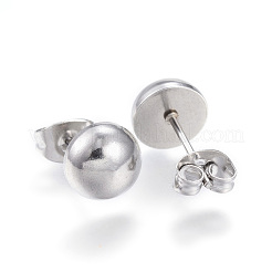 304 Stainless Steel Ear Studs&nbsp;EJEW-G210-01