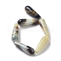 Natural Flower Amazonite Beads Strands&nbsp;G-P528-H03-01