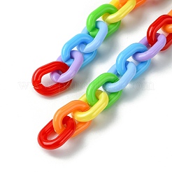 Handmade Acrylic Cable Chains&nbsp;AJEW-JB00538