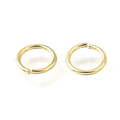 Brass Open Jump Rings&nbsp;KK-V007-004G-10