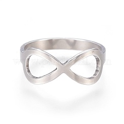 Tarnish Resistant 201 Stainless Steel Finger Rings&nbsp;RJEW-R133-02-B