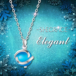 Rhodium Plated 925 Sterling Silver Pendant Necklace&nbsp;JN727A