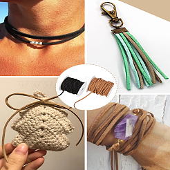 36m 2 Colors Flat Faux Suede Cords&nbsp;LW-LP0001-15