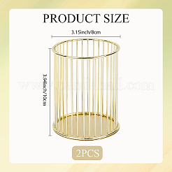 Iron Storage Pen Holder&nbsp;AJEW-WH20072-31G