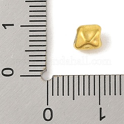 304ステンレススチールビーズ  ナゲット  ゴールドカラー  5.5x5x5.5mm  穴：1.8mm&nbsp;STAS-M071-01B-G