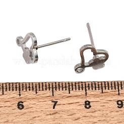 304 Stainless Steel Stud Earring Findings&nbsp;SA-CBAAD0D-05P