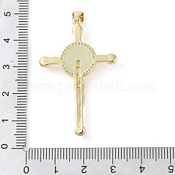 Brass Micro Pave Clear Cubic Zirconia Pendants&nbsp;KK-Q813-16H-G