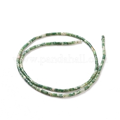Natural Green Spot Jasper Beads Strands&nbsp;G-G783-11
