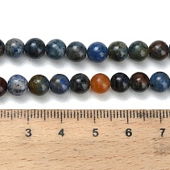 天然デュモージェライトビーズ連売り  スムーズなラウンド  グレードAB  6.5mm  穴：0.7mm  約62個/連  14.76''（37.5センチメートル）&nbsp;X-G-F826-A01-6mm