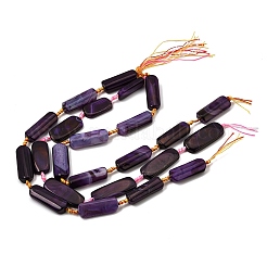 Natural Banded Agate Beads Strands&nbsp;G-H342-B06-01